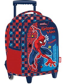 Σακίδιο Trolley Δημοτικού Spiderman Thwip 2024 - 000508376 Must Τσάντες Τρόλεϊ