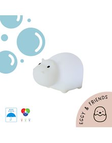 Αδιάβροχο Επαναφορτιζόμενο Φωτάκι Swimmy Hippo (LED Light) | Eggy & Friends - 187403.ML.00.01 MegaLight Φωτιστικά