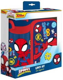 Δοχείο Φαγητού 800ml & Παγούρι 500ml Spidey & His Amazing Friends - 000508398 Diakakis Τσάντες και Δοχεία Φαγητού