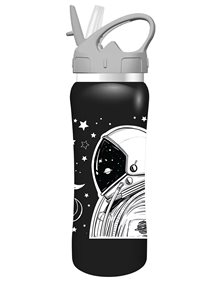 Παγούρι Ανοξείδωτο Με Καλαμάκι Αστροναύτης Διάστημα 500ml - 585698 Must Παγούρια