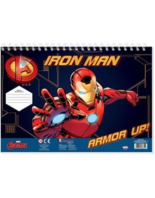 Μπλοκ Ζωγραφικής Avengers Iron Man Armor Up - 000506249 Diakakis Μπλόκ
