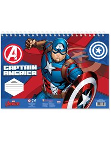 Μπλοκ Ζωγραφικής Avengers Captain America - 000506250 Diakakis Μπλόκ