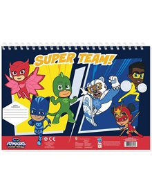 Μπλοκ Ζωγραφικής PJ Masks Super Team - 000484307 Diakakis Μπλόκ