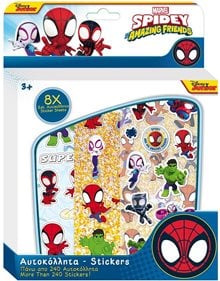 Αυτοκόλλητα Σετ Spidey & His Amazing Friends 240Τμχ - 000508333 Diakakis Αυτοκόλλητα | Ετικέτες