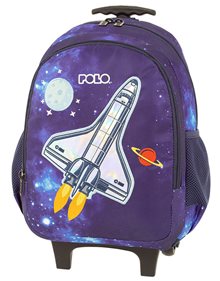 Polo Σακίδιο Trolley Junior Frenzi Πύραυλος 2024 - 9010518301 Polo Τσάντες Τρόλεϊ