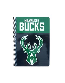 Τετράδιο Σπιράλ Ριγέ 2 Θεμάτων NBA Bucks - 338-94402 Back Me Up Τετράδια