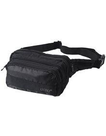 Polo Τσαντάκι Μέσης Double Square Μαύρο - 9081062000 Polo Τσαντάκια Μέσης