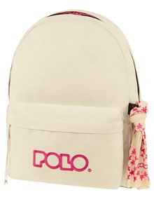 Polo Σακίδιο Original Scarf Λευκό 2024 - 9011352543 Polo Τσάντες Γυμνασίου | Λυκείου