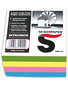 Skag Χαρτάκια Σημειώσεων Ακόλλητα Χρωματιστά Μύκονος - 228381 Skag Σχολικά Σετ