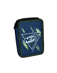 Κασετίνα Διπλή Γεμάτη Nerf Abstractive Gim 2024 - 336-36100 GIM Σχολικές Κασετίνες