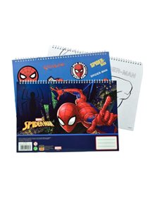 Μπλοκ Ζωγραφικής GIM Α4 40 Φύλλα Με Αυτοκόλλητα Spiderman - 337-06416 GIM Μπλόκ