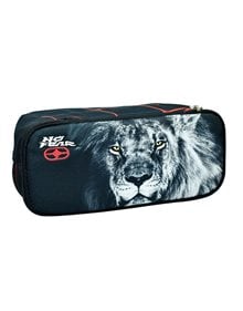 Κασετίνα Βαρελάκι Οβάλ No Fear Laser Lion 2024 - 348-35141 Back Me Up Σχολικές Κασετίνες