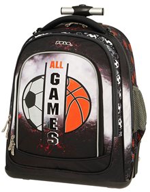 Polo Σακίδιο Trolley Rolling All Games 2024 - 9010168277 Polo Τσάντες Τρόλεϊ