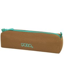 Polo Κασετίνα Original Wallet Dos Καφέ - 9370067858 Polo Σχολικές Κασετίνες