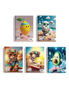 Skag Τετράδιο Neon Kidz 2Θ Σε 8 Σχέδια N9322 - 231893 Skag Τετράδια