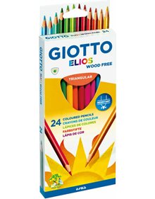 ΞΥυλομπογιές Giotto Elios Τριγωνικές 24 Τεμ - 000275900 Fila Hellas Ξυλομπογιές