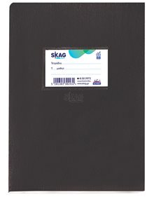 Skag Τετράδιο Super Ριγέ 50Φ Μαύρο - 302432 Skag Τετράδια