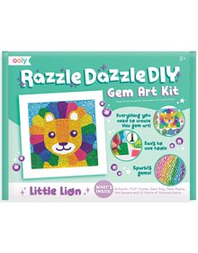 Razzle Dazzle Μωσαϊκό Με Στρας Diy Gem Art Kit Little Lion - 161-048 Ooly Χειροτεχνίες