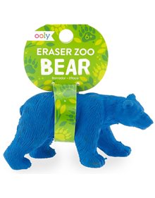 Γόμα Μεγάλη Eraser Zoo Μπλε Αρκούδα - 112-099 Ooly Γόμες