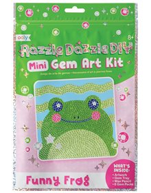 Razzle Dazzle Μωσαϊκό Με Στρας Diy Mini Art Kit Funny Frog - 161-087 Ooly Χειροτεχνίες