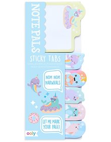 Αυτοκόλλητοι Σελιδοδείκτες Nom Nom Narwhals 6Τμχ - 121-042 Ooly Σελιδοδείκτες