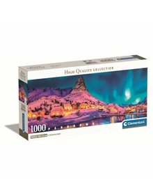 Παζλ 1000pcs Πολύχρωμη Νύχτα Στα Νορβηγικά Νησιά - Panorama - HQ Collection | Clementoni - 1220-39870 Clementoni Puzzle Ενηλίκων