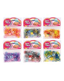 Plexi Flexi Σακουλάκι Με 300 Λαστιχάκια και 4 Αξεσουάρ - 1080-25565 As Company Ομορφιάς