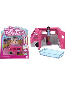 Κουκλίτσα Mini Barbieland & Όχημα Dreamcamper - HYF39 Mattel Barbie