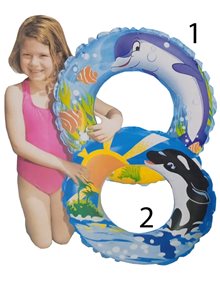 Παιδική Φουσκωτή Κουλούρα Animals Σε 2 Σχέδια - 58245NP Intex Σωσίβια - Μπρατσάκια