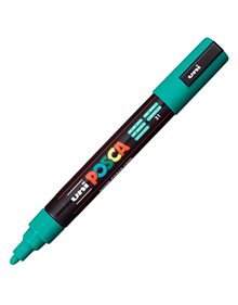 Uni Μαρκαδόρος Ζωγραφικής Posca Medium 31 Emerald Green - PC-5M Uni Μαρκαδόροι