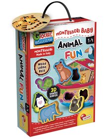 Montessori Baby Animal Fun Βάρκα Με Σχήματα - 96893 Lisciani Giochi Παιχνίδια Δραστηριοτήτων