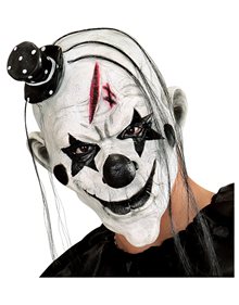 Αποκριάτικη Μάσκα Killer Clown Με Μαλλιά & Καπελάκι - 00848 Widmann Μάσκες