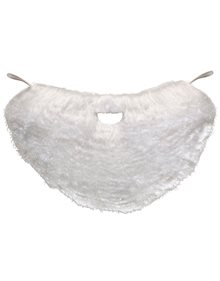 Αποκριάτικη Γενειάδα Με Μούσι Λευκή - 0782W Widmann Περούκες