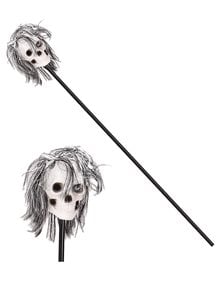 Αποκριάτικο Σκήπτρο Νεκροκεφαλής Voodoo 120cm - 5275V Widmann Κοσμήματα | Αξεσουάρ