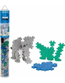 Τουβλάκια Plus Plus Ελέφαντας Σε Σωλήνα 100 Τμχ - PLS4091 Giochi Preziosi Τουβλάκια