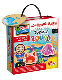 Παιδικό Παζλ 7pcs Montessori Baby Στρογγυλή Θάλασσα - 96916 Lisciani Giochi Παιδικά Puzzle