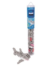 Τουβλάκια Plus Plus Basic Καρχαρίας Σε Σωλήνα 100Τμχ - PLS4113 Giochi Preziosi Τουβλάκια