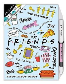 Σημειωματάριο & Στυλό Friends Blue Icon - FS149458 Μαθηματική Βιβλιοθήκη Τετράδια