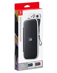 Nintendo Switch Θήκη Μεταφοράς Μαύρο/Λευκό & Προστατευτικό Οθόνης - ACCNSW- 0044 Nintedo Switch Αξεσουάρ Nintendo Switch