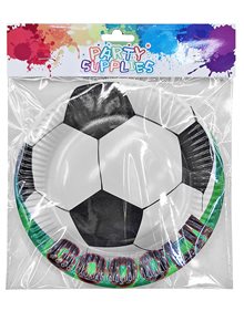Πιατάκια 18cm - Ποδόσφαιρο (10τμχ - Χάρτινα) | HOMie - 3784 HOMie Πιατάκια