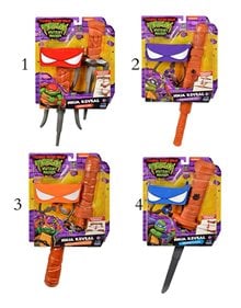 TMNT Movie Role Play Αξεσουάρ Μάχης Σε 4 Σχέδια - TU806000 Giochi Preziosi Μάσκες