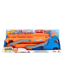 Hot Wheels City Νταλίκα Speed Track Transporter - HYT83 Mattel Freewheel
