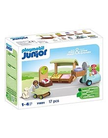 Playmobil Junior Πάγκος Βιολογικών Προϊόντων & Κλαρκ - 71691 Playmobil Playmobil