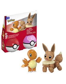 Mega Pokemon | Poke Ball Eevee & Glumanda 2pcs - JCR81 Mattel Τουβλάκια