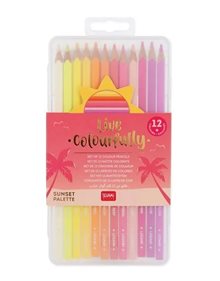 Ξυλομπογιές Legami Live Colourfully Sunset Palette 12Τμχ - EV0001 Legami Milano Ξυλομπογιές