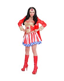 Αποκριάτικη Στολή Ενηλίκων Super Hero Girl - 01763 Widmann Αποκριάτικες Στολές Γυναικείες