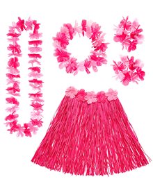 Αποκριάτικη Στολή Ενηλίκων Pink Hawaiian Set - 24564 Widmann Αποκριάτικες Στολές Γυναικείες