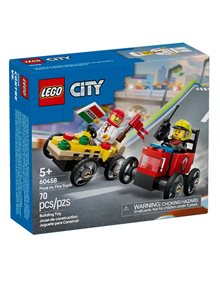 Lego City Pizza Vs Fire Truck Race Car Pack - 60458 Lego Lego
