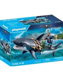 Playmobil Pirates Πειρατής Με Γιγαντιαίο Καρχαρία - 71793 Playmobil Playmobil