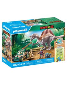 Playmobil Dinos Επίθεση Σπινόσαυρου & Εξερευνητικό Όχημα - 71820 Playmobil Playmobil